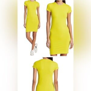 NWT ATM tank dress sunshine color …yellow size XS